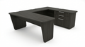 Era U-Shape Executive Workstation with Bridge and Credenza main