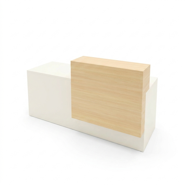 Overture Reception Desk with Lockable Pedestal main