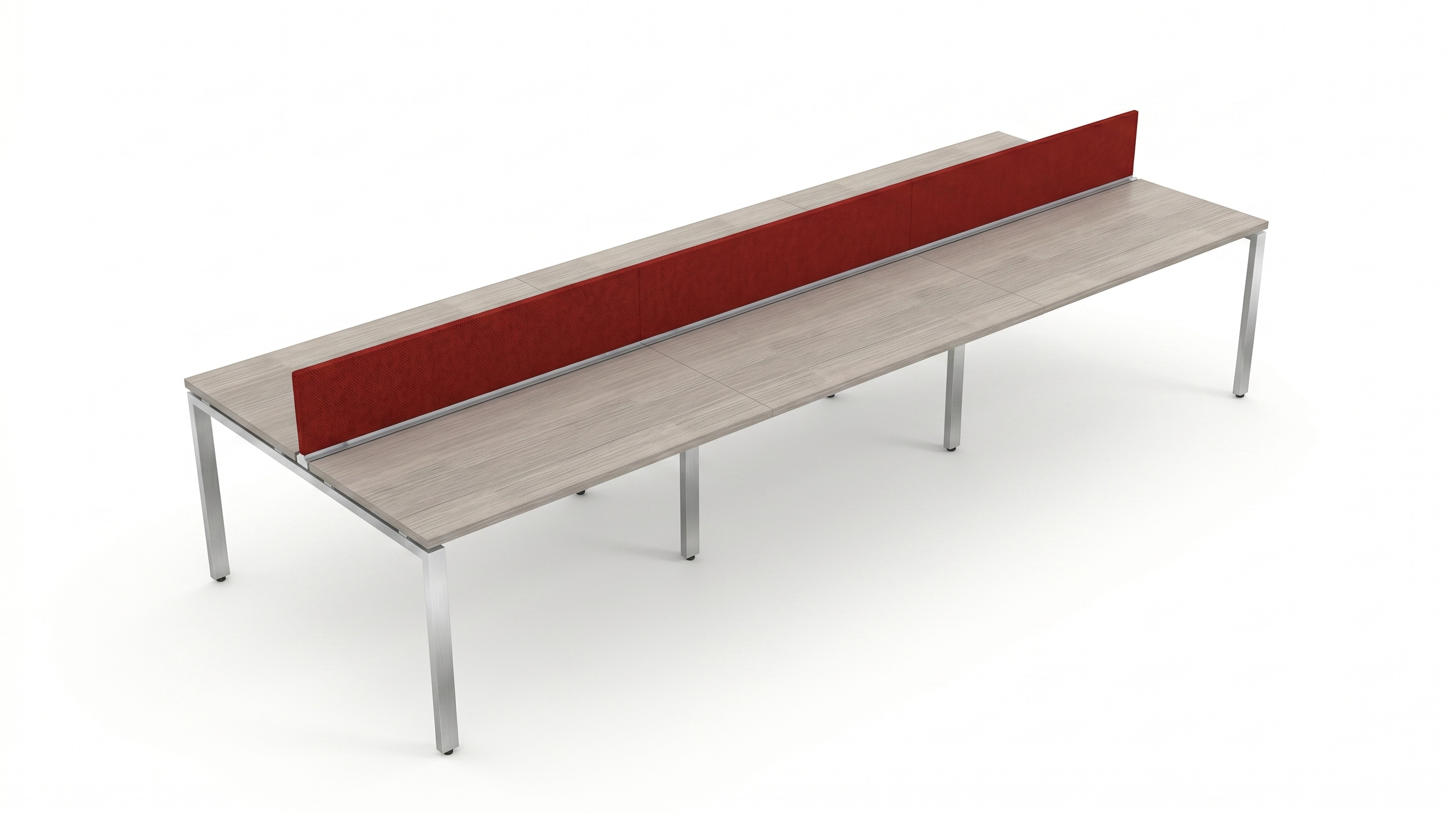 6 person benching desk
