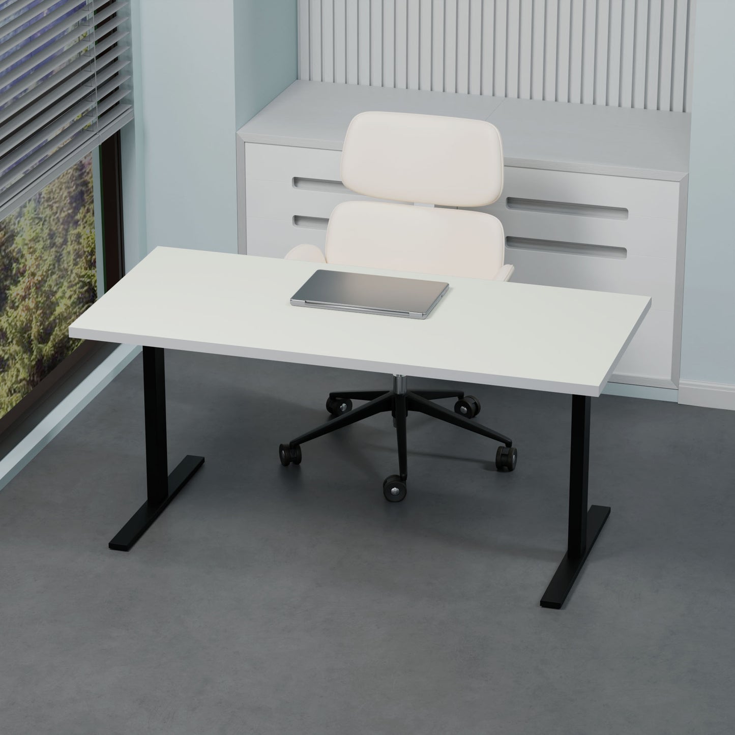 OfficeSimpli Desk Table Top – Made in USA - Desk Top for Sit Stand Desk Frame, Wood Countertop, Butcher Block