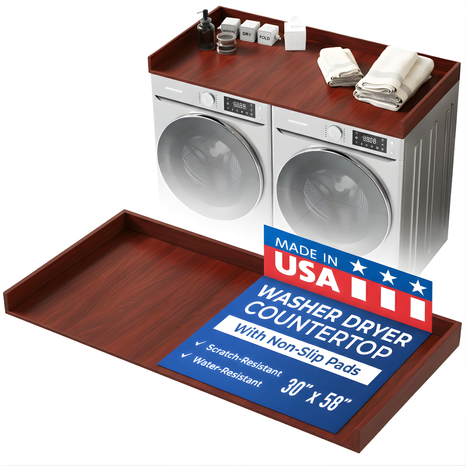 OfficeSimpli™ Washer Dryer Countertop