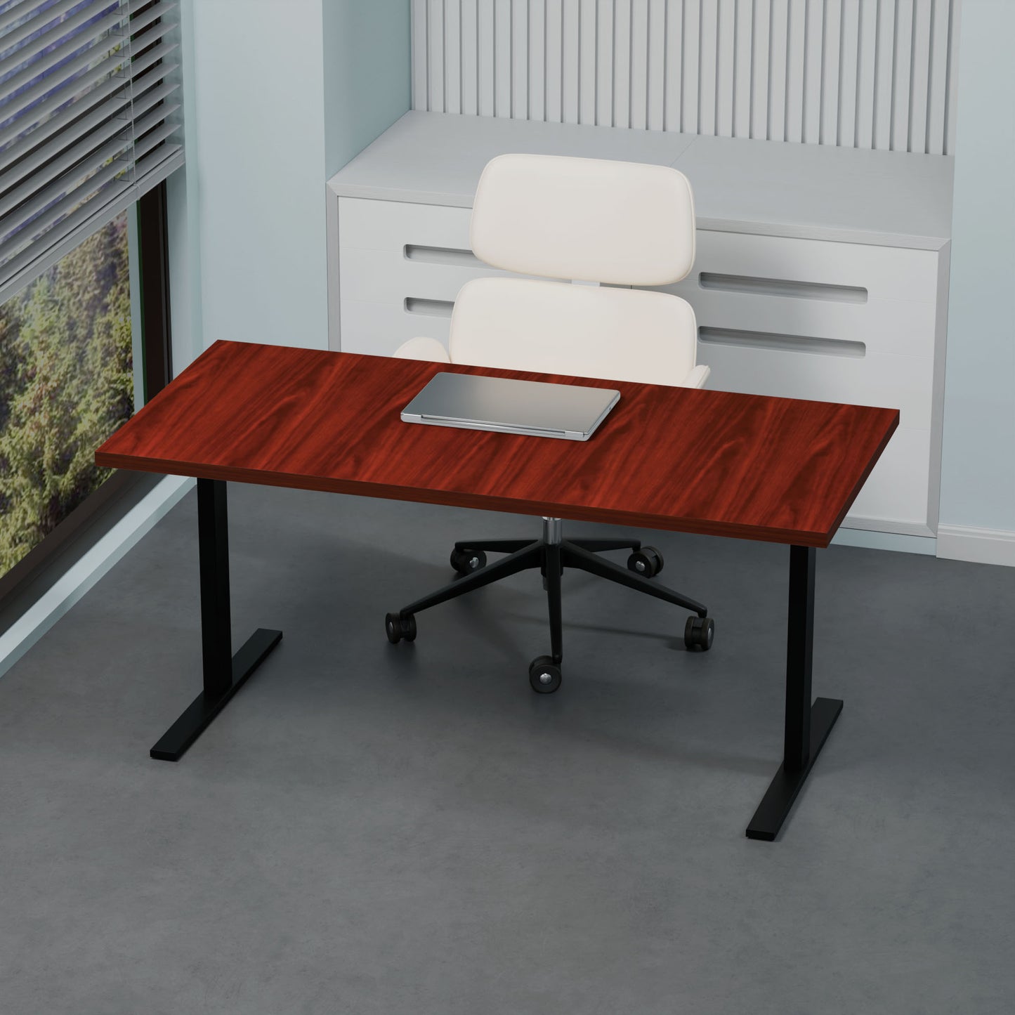 OfficeSimpli Desk Table Top – Made in USA - Desk Top for Sit Stand Desk Frame, Wood Countertop, Butcher Block