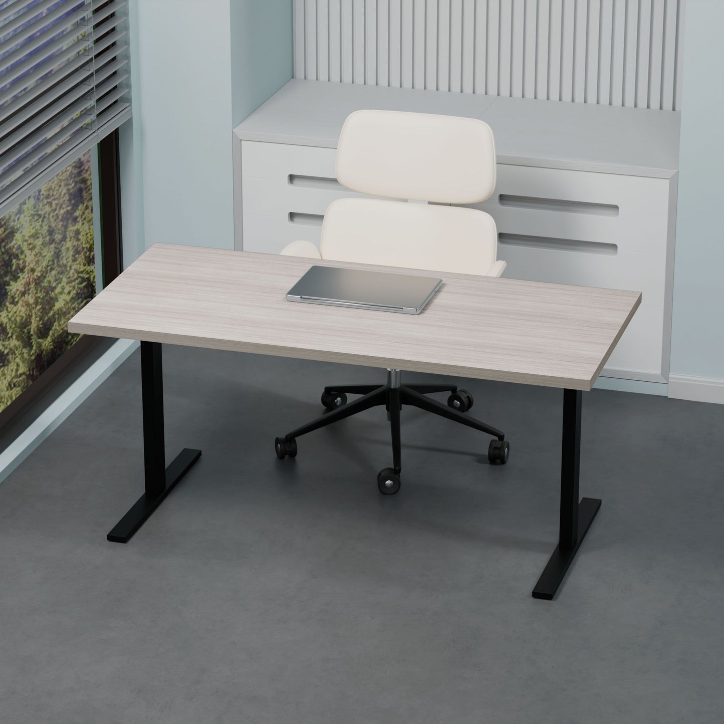 OfficeSimpli Desk Table Top – Made in USA - Desk Top for Sit Stand Desk Frame, Wood Countertop, Butcher Block