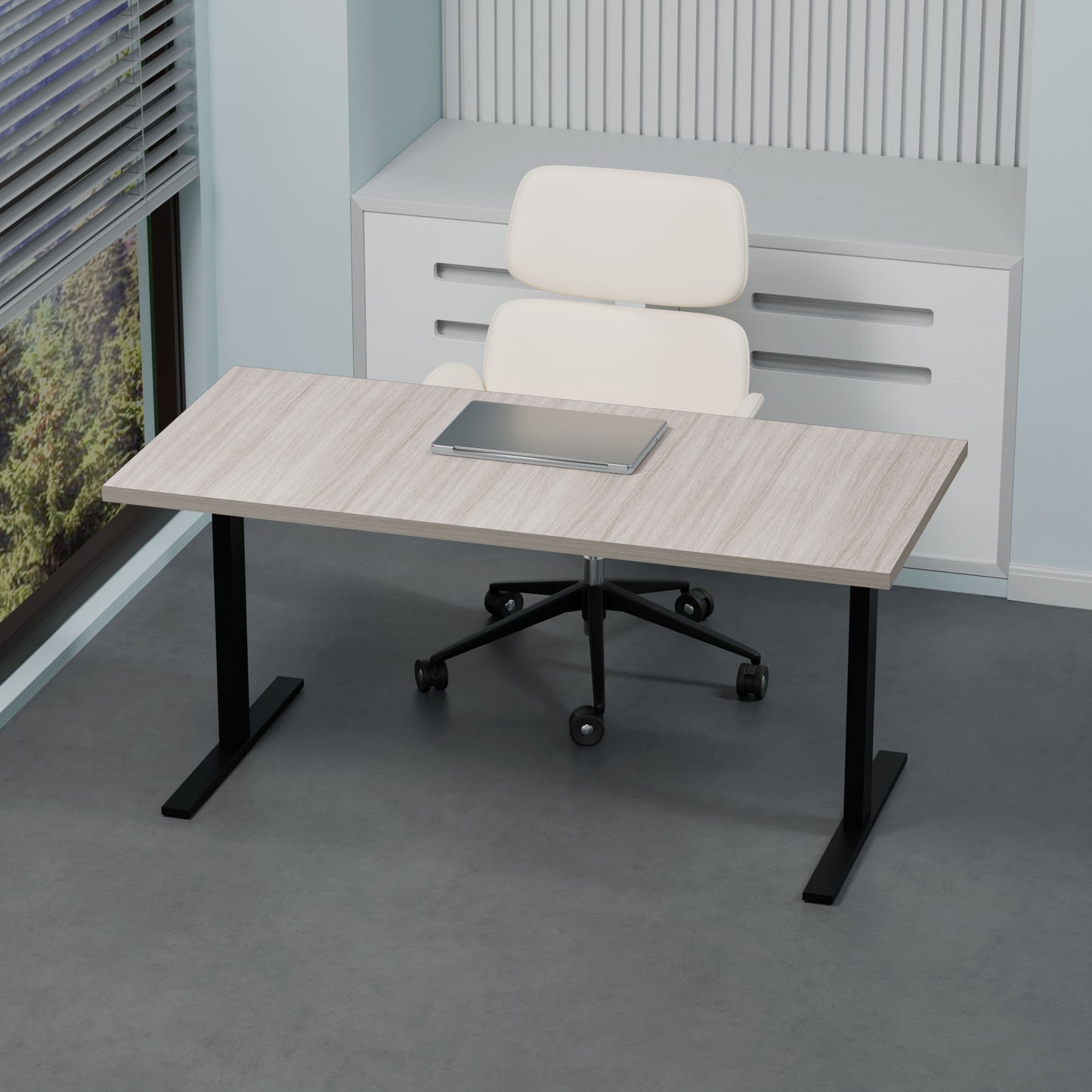 OfficeSimpli Desk Table Top – Made in USA - Desk Top for Sit Stand Desk Frame, Wood Countertop, Butcher Block