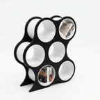 Bolla Six-Shelf Bookcase in Black