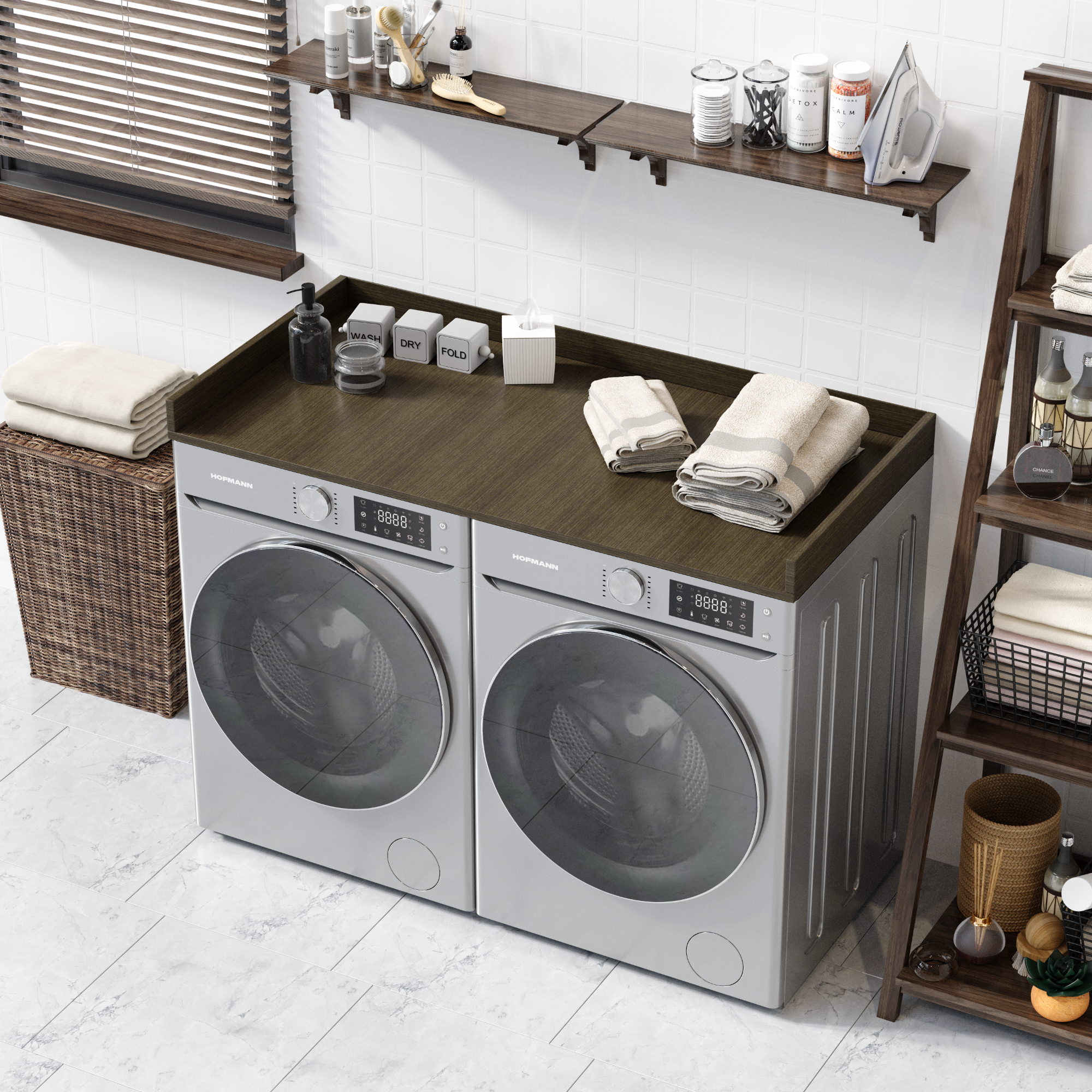 Washer dryer countertop made in usa laundry countertop over washer and dryer