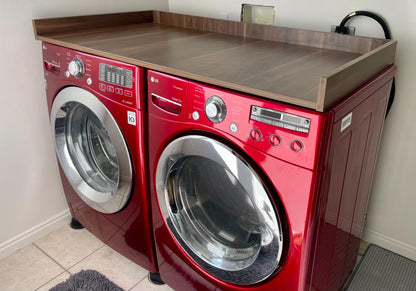 California Walnut washer dryer countertop product review, Red laundry units, red washer dryer units
