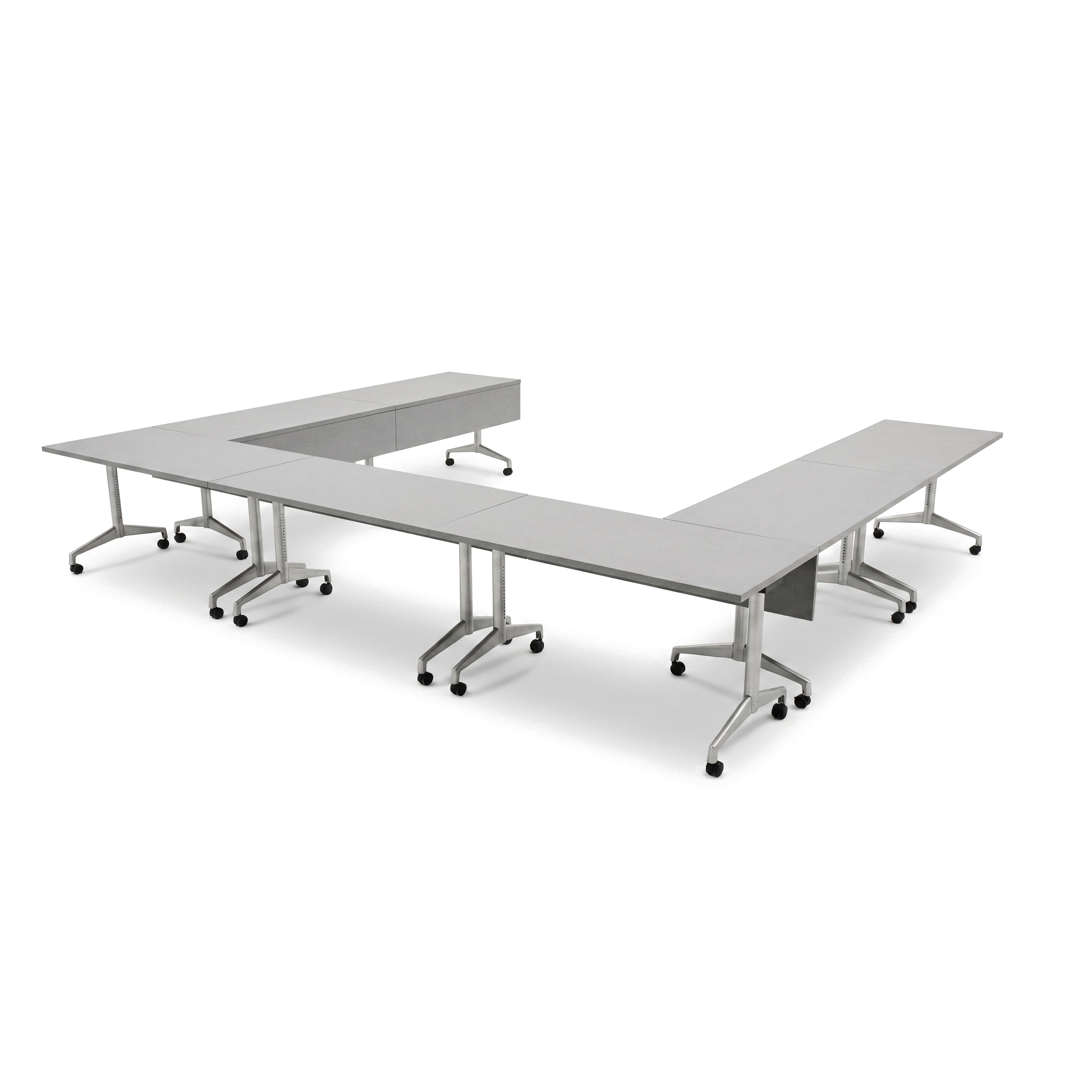 Flip top training tables