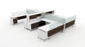 Office cubicle workstations