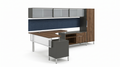 Office workstation with storage