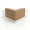 Reception desk with storage