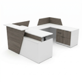 U shaped reception desk