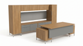 Workstation with storage wall